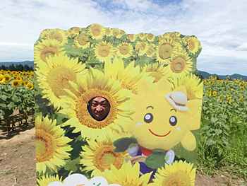 ひまわり広場で津南の夏を満喫！