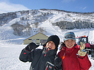 パウダースノーを思いっきり楽しむ